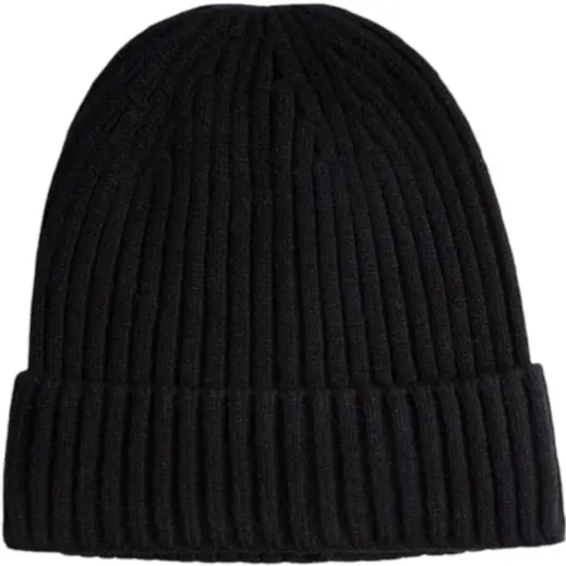 FWRD Glacier Ribbed Beanie Black